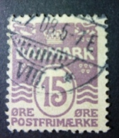 DANMARK 1905: Mi 46, O - FREE SHIPPING ABOVE 10 EURO - Used Stamps