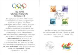 Germany - Spezialbeleg / Special Document (b405)- - Ete 1996: Atlanta