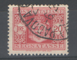 LUOGOTENENZA 1945 SEGNATASSE 20 LIRE USATO - Taxe