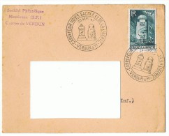 20/9/1947- Enveloppe -  VERDUN S/ M - Carrefour Voies Sacrée Et De La Liberté - Pour ELBEUF -  Yvert Et Tellier N° 788 - Cachets Provisoires