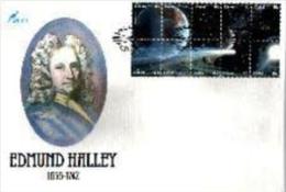 CISKEI, 1986 , Halley's Comet  Mint First Day  Cover,  FDC 1.17 (block Of 10) - Ciskei