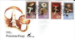 CISKEI, 1988 , Poisonous Fungi,  Mint First Day  Cover,  FDC 1.28 - Ciskei