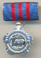 Yugoslavia - Miniature Of The Order Of Labor With Silver Wreath 3 Rd Class, Without Stick - Altri & Non Classificati