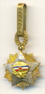 Yugoslavia - Silver Miniature In Enamel Of The Order Of The Yugoslav Flag With Gold Wreath, 3rd Class,first Type - Other & Unclassified
