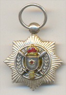 Yugoslavia - Silver Miniature In Enamel Of The Order For Military Merit With Silver Swords 3rd Class - Autres & Non Classés