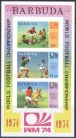 BARBUDA - IMPERF / WEST GERMANY / FOOTBALL SOCCER VOETBAL FUSSBALL FUTBOL - 1974 - 1974 – Allemagne Fédérale