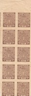 Portugal. Filatelia. Tira De 10 Selos De 10 Réis Emitidos Pela Monarquia Do Norte.Porto - Other & Unclassified