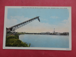 International Falls Mn  View  Of Hive Dive & Bridge Across Rainy Lake Not Mailed    Ref 971 - Sonstige & Ohne Zuordnung
