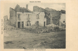 54 HARAUCOURT GUERRE DE 1914 LA FERME MARCHAL ECRITE EN 1915 EDITION XENARD - Sonstige & Ohne Zuordnung