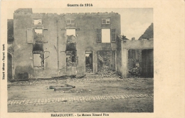 54 HARAUCOURT GUERRE DE 1914 LA MAISON XENARD PERE  ECRITE EN 1915 EDITION XENARD - Sonstige & Ohne Zuordnung