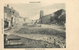 54 HARAUCOURT GUERRE DE 1914 LA RUE DE PORT  ECRITE EN 1915 EDITION XENARD - Autres & Non Classés