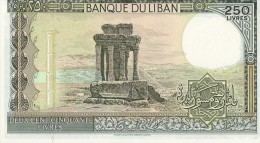 LIBAN - 250 Livres 1978-1988 UNC - Libanon