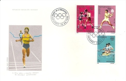 OLYMPIC GAMES, JEUX OLYMPIQUE, SEOUL 1988, 2X FDC COVERS, ROMANIA - Summer 1988: Seoul