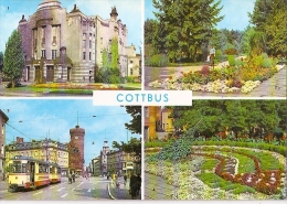 COTTBUS VIEWS, POSTCARD UNUSED, GERMANY - Cottbus