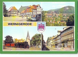 WERNIGERODE VIEWS, POSTCARD UNUSED, GERMANY - Wernigerode