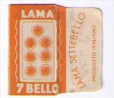 LAMETTA DA BARBA - 7 BELLO  - 1930 POCO COMUNE - Lames De Rasoir
