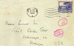 470- Johanesburg 1947 Sur Africa - Briefe U. Dokumente