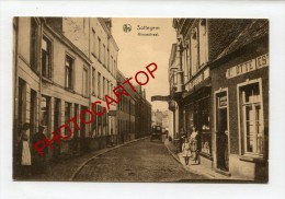 ZOTTEGEM-Nieuwstraat-Commerces-Animation-Periode Guerre 14-18-1 WK-BELGIQUE-BELGIEN-Feldpost-1918- - Aalst