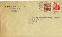 479-  Carta  Ruschlikon  Zurich 1940, Suiza - Briefe U. Dokumente