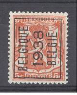 BELGIE - OBP Nr PRE 331 A - "BELGIQUE 1938 BELGIE" - Typo Klein Staatswapen - Préo/Precancels - (*) - Typografisch 1936-51 (Klein Staatswapen)