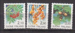 L6161 - FINLANDE FINLAND Yv N°1092/94 ** FLEURS - Neufs