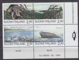 L6179 - FINLANDE FINLAND Yv N°1258/61 ** ANIMAUX ANIMALS - Neufs