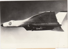 VERITABLE TIRAGE PHOTOGRAPHIE  AVION BOMBARDIER  ATOMIQUE VULCAN - Aviación
