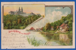 Deutschland; Banz Bei Staffelstein; Schloss Und Hausen; Litho; 1901 - Staffelstein