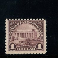 217 898 073 USA POSTFRIS MINT NEVER HINGED POSTFRISCH EINWANDFREI SCOTT 571 Centered Up To Top Lincoln Memorial - Neufs