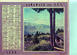 ALMANACH DES P.T.T.- 1958 - OBERTHUR - ILLE ET VILAINE - Grand Format : 1941-60