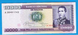 BOLIVIA - 10.000 Pesos Bolivianos 1984 SC   P-168 - Bolivien