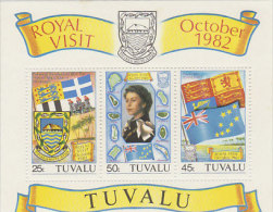 Tuvalu 1982 Royal Visit Souvenir Sheet  MNH - Tuvalu (fr. Elliceinseln)
