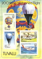 Tuvalu 1983 200 Years Of  Manned Flight Souvenir Sheet  MNH - Tuvalu