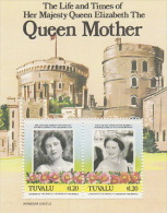 Tuvalu 1985 Queen Mother 85th Birthday Souvenir Sheet  MNH - Tuvalu