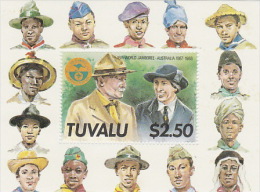 Tuvalu 1987 16th World Scouts Jamboree Souvenir Sheet  MNH - Tuvalu