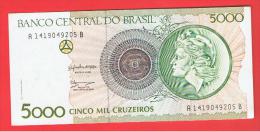 BRASIL -  5.000  Cruzeiros ND  SC  P-232 - Brasilien