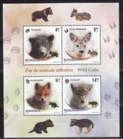 Roumanie 2013 - Jeunes Animaux Sauvages Bloc Neuf** - Unused Stamps