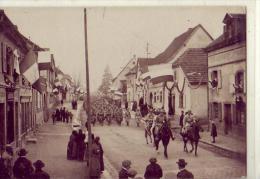 Wingersheim  Ou Wingenheim      67  Arrivée Du 43 ème  17 Novembre 1918  Guerre   Militaria Carte Photo  (voir Scan) - Sonstige & Ohne Zuordnung