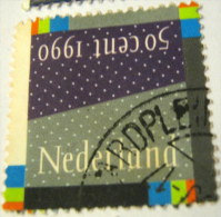 Netherlands 1990 Christmas 50c - Used - Oblitérés