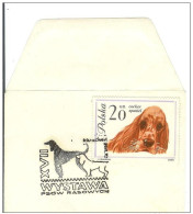 Poland Polska 1970 FDC Fauna Dog Dogs Exhibition - FDC