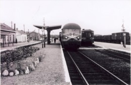 Gouvy - Train En Gare , Le 28 Juin 1959 - Gouvy