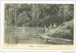 VINAY(38)neuve-écrite-les Gorges De L´Ivery-animée-pêcheurs-dos Simple - Vinay