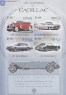 Tuvalu 2003 General Motors Cadillac Sheet  MNH - Tuvalu