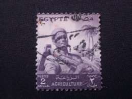 EGYPTE   ( O )  De  1954 / 55   "   Série Courante - Agriculture       "   N° 366           1 Val . - Usados