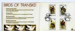 Delcampe - TRANSKEI, 1980, Birds,  Mint First Day SHEET,  1.19.a - Transkei