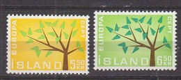 Q1206 - ISLANDE ICELAND Yv N°319/20 ** EUROPA CEPT - Nuevos