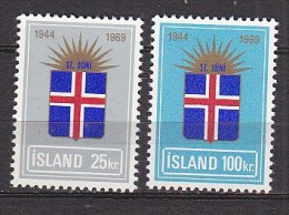 Q1218 - ISLANDE ICELAND Yv N°385/86 ** - Nuevos