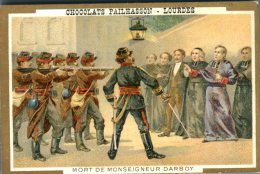 Lourdes, Chocolat Pailhasson, Chromo Thème Histoire, Mort De Monseigneur Darboy - Other & Unclassified