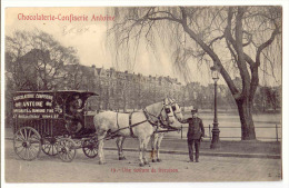 E1978  - Chocolaterie - Confiserie Antoine (rue Du Prince Royal, 37 - - Une Voiture De Livraison  *attelage* - Ambachten