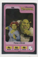 Sor114 Carta Da Gioco, Esselunga, Dreamworks Animation, Cartoni Animati, Shrek E Fiona, N.104 - Andere & Zonder Classificatie